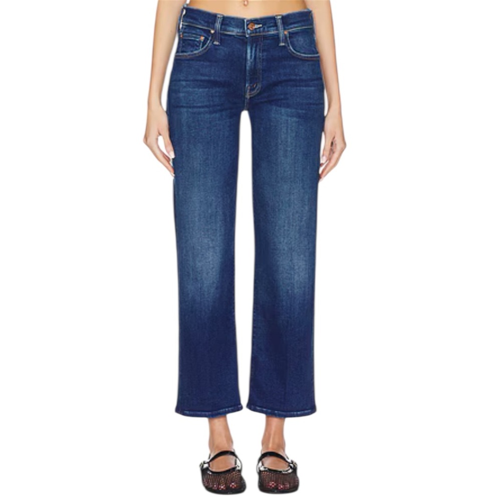 Mother The Mid Rise Rambler Zip Ankle in Coastal Colors